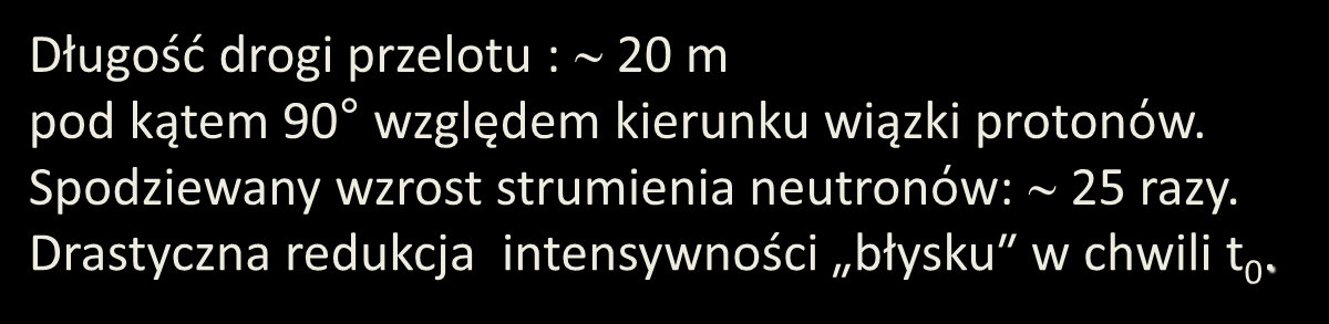 Pionowy kanał neutronowy n_tof oraz EAR-2 Nowa stanowisko aparaturowe (EAR-2) 20 m EAR-1 (185 m) n_tof target Długość drogi przelotu : 20 m pod