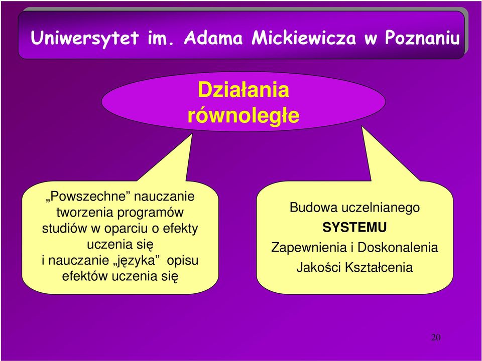 tworzenia programów studiów w oparciu o efekty uczenia się i nauczanie języka