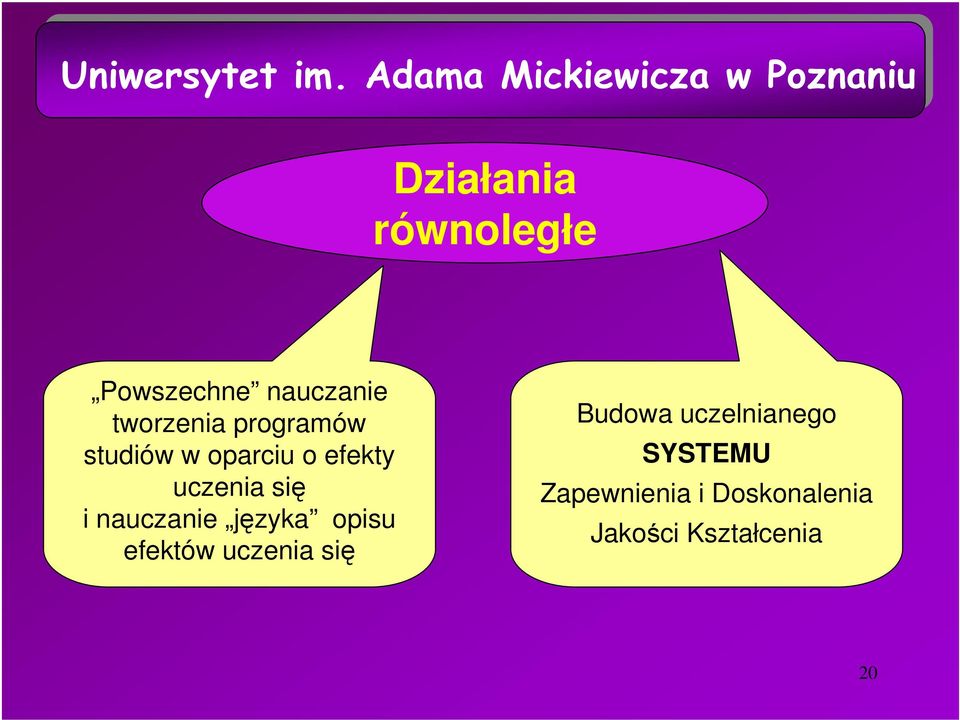 tworzenia programów studiów w oparciu o efekty uczenia się i nauczanie języka