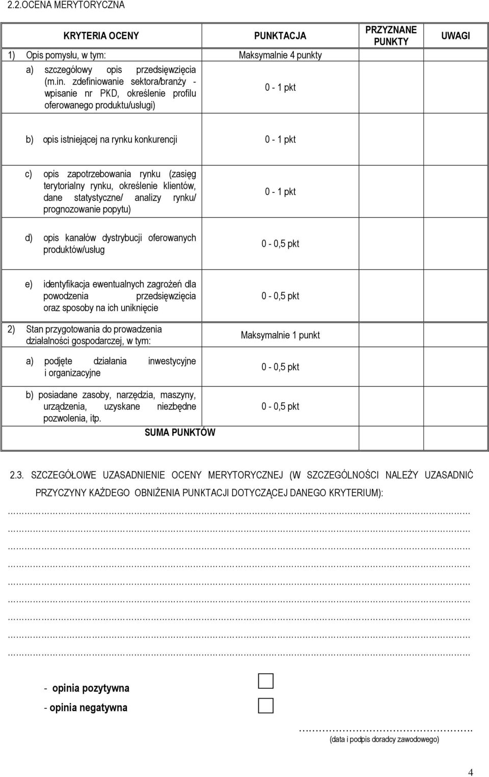 rynku (zasięg terytorialny rynku, określenie klientów, dane statystyczne/ analizy rynku/ prognozowanie popytu) 0-1 pkt d) opis kanałów dystrybucji oferowanych produktów/usług e) identyfikacja