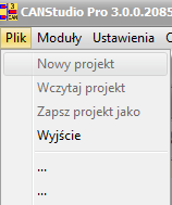 8 3. GŁÓWNE OKNO PROGRAMU W głównym oknie programu umieszczone są poszczególne moduły, które, jeśli są włączone, wyświetlają się w obrębie głównego okna.