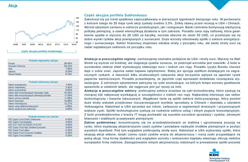 Wzrósł optymizm zarówno w sektorze produkcyjnym, jak i usługowym. Banki centralne kontynuują elastyczną politykę pieniężną, a nawet intensyfikują działania w tym zakresie.