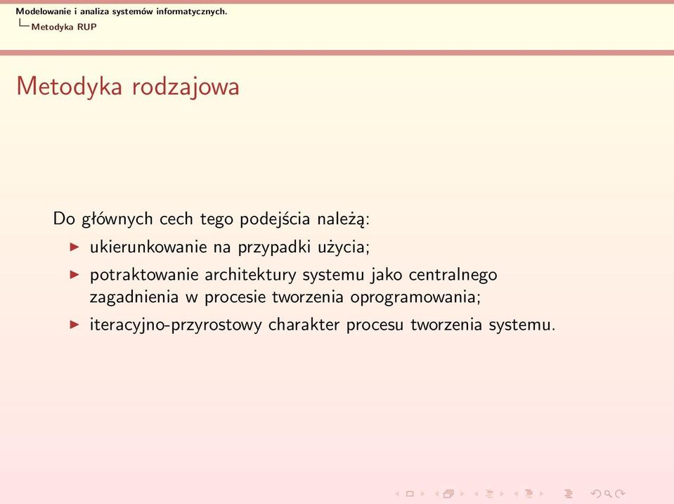 architektury systemu jako centralnego zagadnienia w procesie