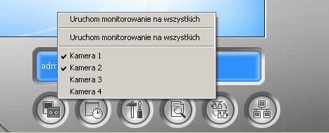 Rys. 18 Konfiguracja konta administratora dla karty rejestratora GV600/4 5. Zapis obrazu z kamer Integracja wymaga załączenia nagrywania obrazu z kamer zgodnie z rys. 19.