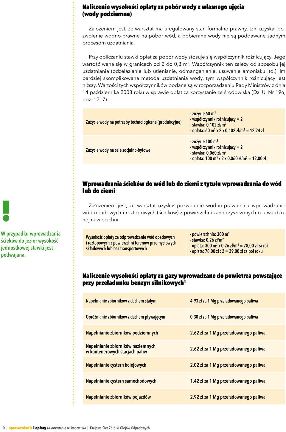 Jego wartość waha się w granicach od 2 do 0,3 m 3. Współczynnik ten zależy od sposobu jej uzdatniania (odżelazianie lub utlenianie, odmanganianie, usuwanie amoniaku itd.).