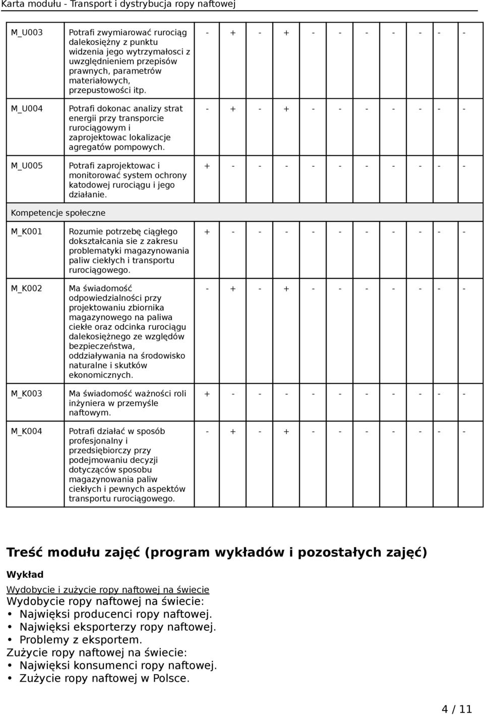 Potrafi zaprojektowac i monitorować system ochrony katodowej rurociągu i jego działanie.