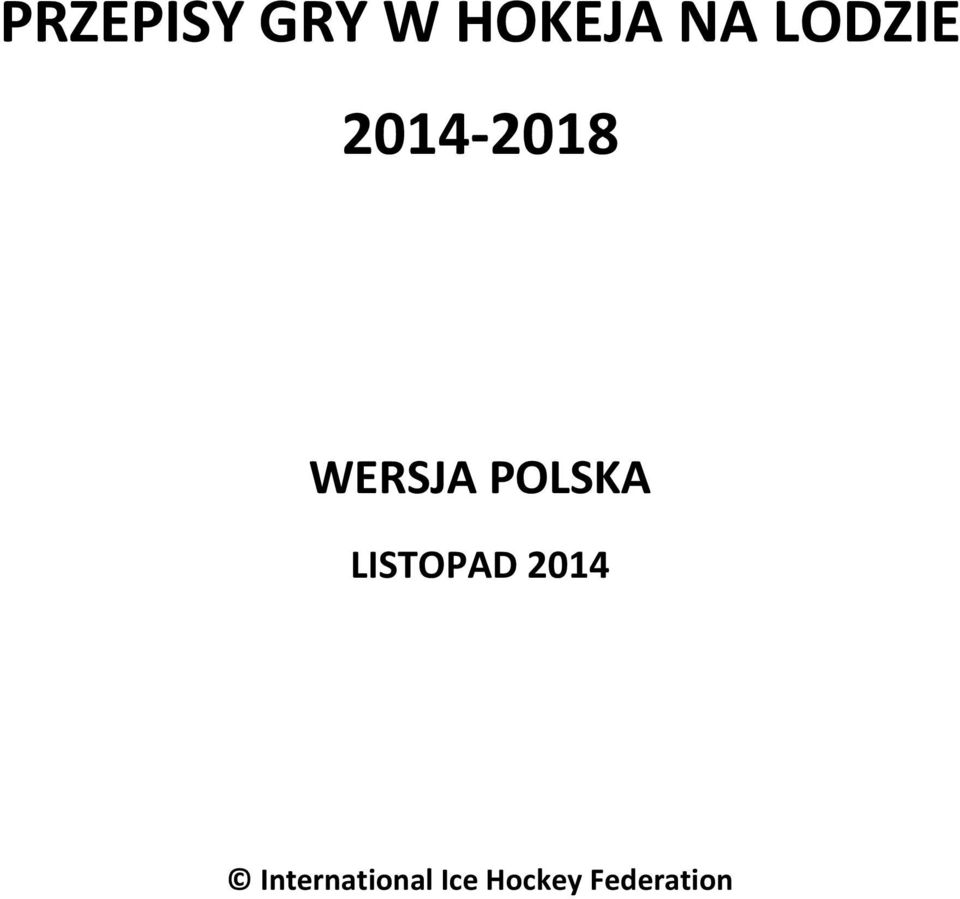 POLSKA LISTOPAD 2014