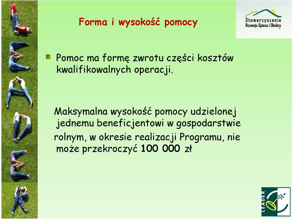 Maksymalna wysokość pomocy udzielonej jednemu