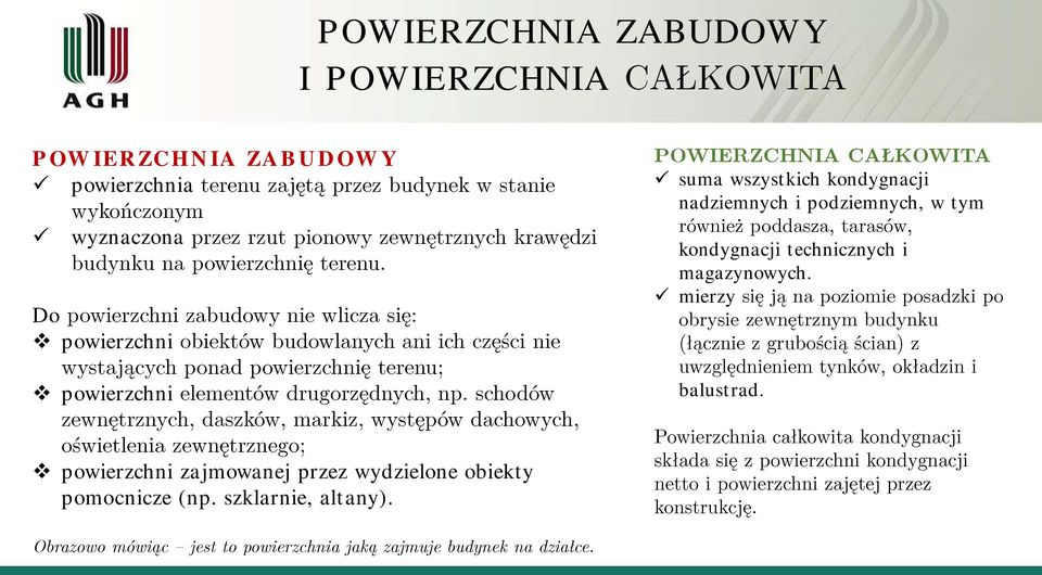 podziemnych, w tym kondygnacji technicznych i magazynowych.