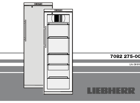 Instrukcja użytkowania Chłodziarka PL LIEBHERR