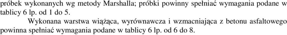 Wykonana warstwa wiążąca, wyrównawcza i wzmacniająca z