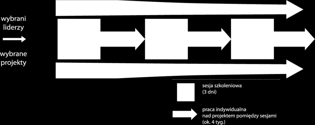 Specyfika szkolenia 1. Realizacja projektu DMAIC w trakcie szkolenia jest jego nieodłącznym i kluczowym elementem.