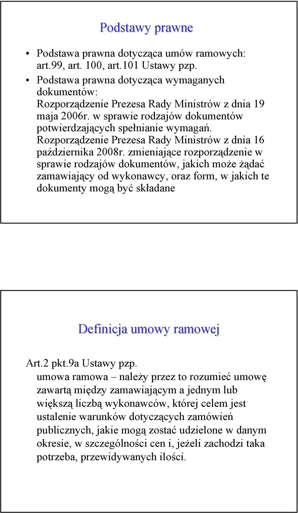 Rozporządzenie Prezesa Rady Ministrów z dnia 16 października 2008r.