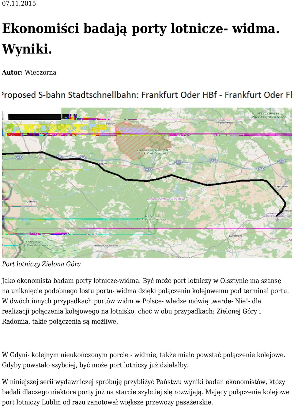 W dwóch innych przypadkach portów widm w Polsce- władze mówią twarde- Nie!