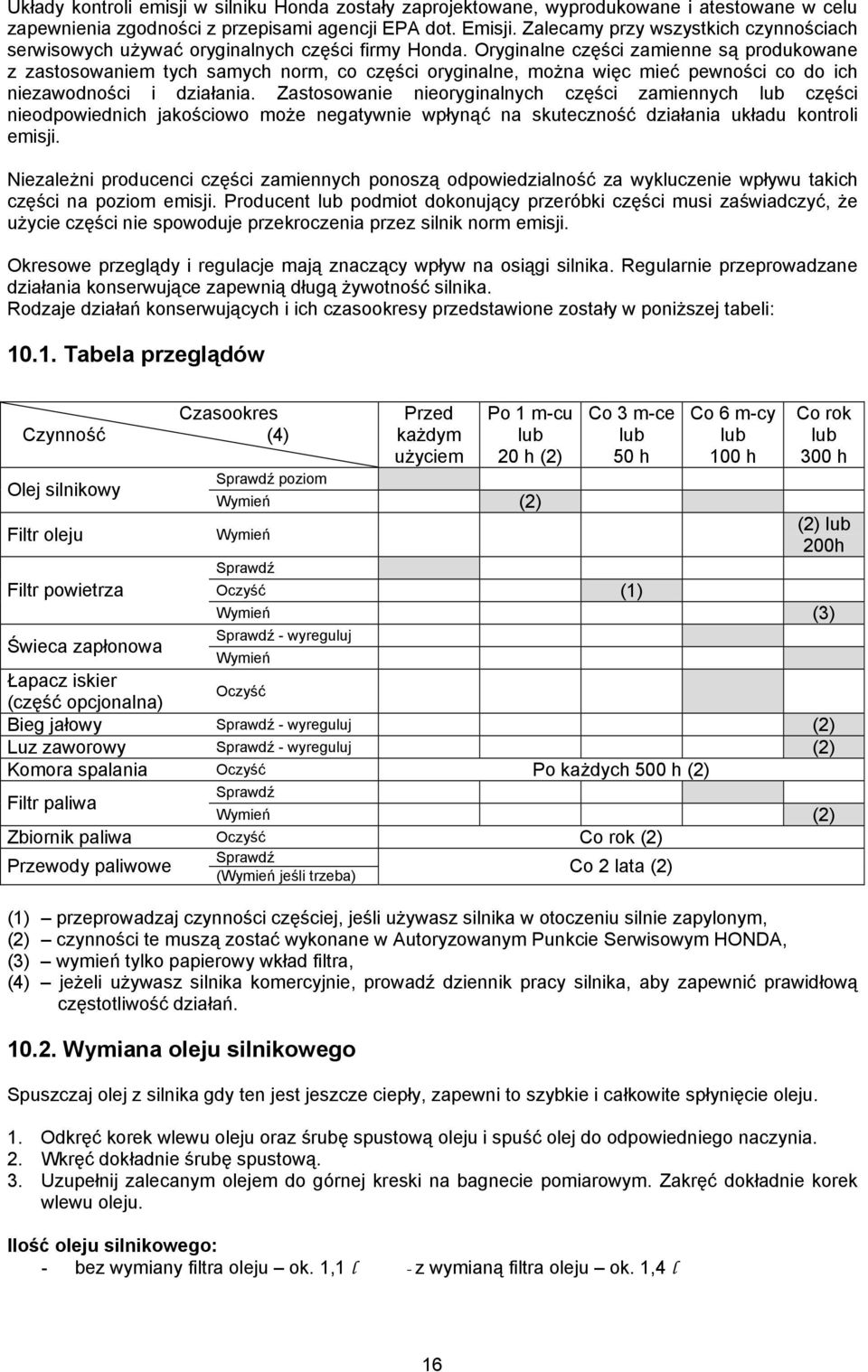 Oryginalne części zamienne są produkowane z zastosowaniem tych samych norm, co części oryginalne, można więc mieć pewności co do ich niezawodności i działania.