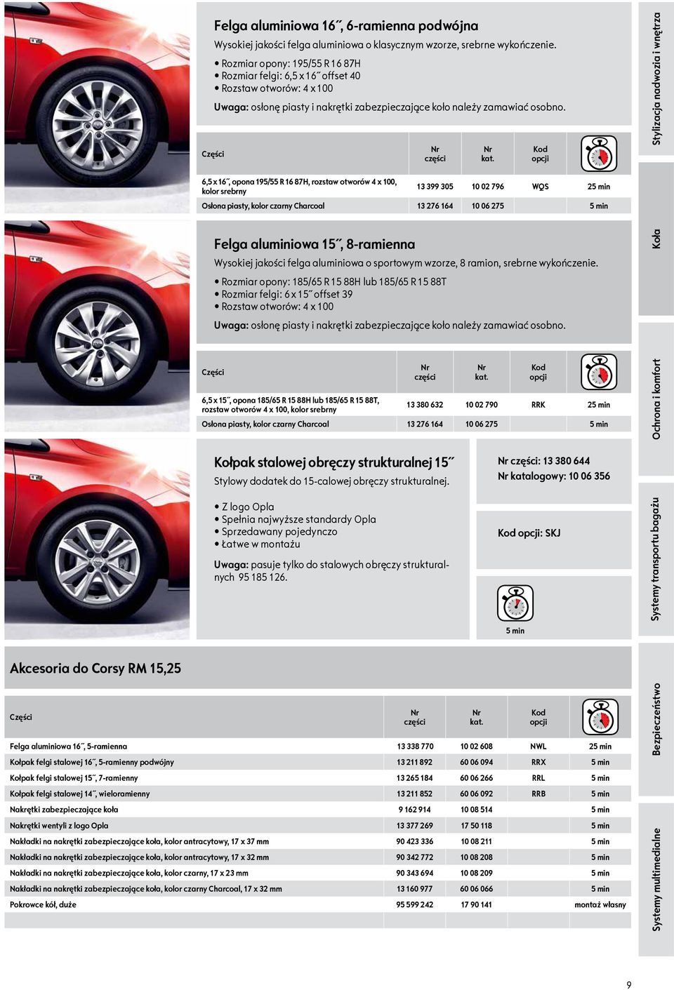 Felga aluminiowa 16, 6-ramienna podwójna Wysokiej jakości felga aluminiowa o klasycznym wzorze, srebrne wykończenie.