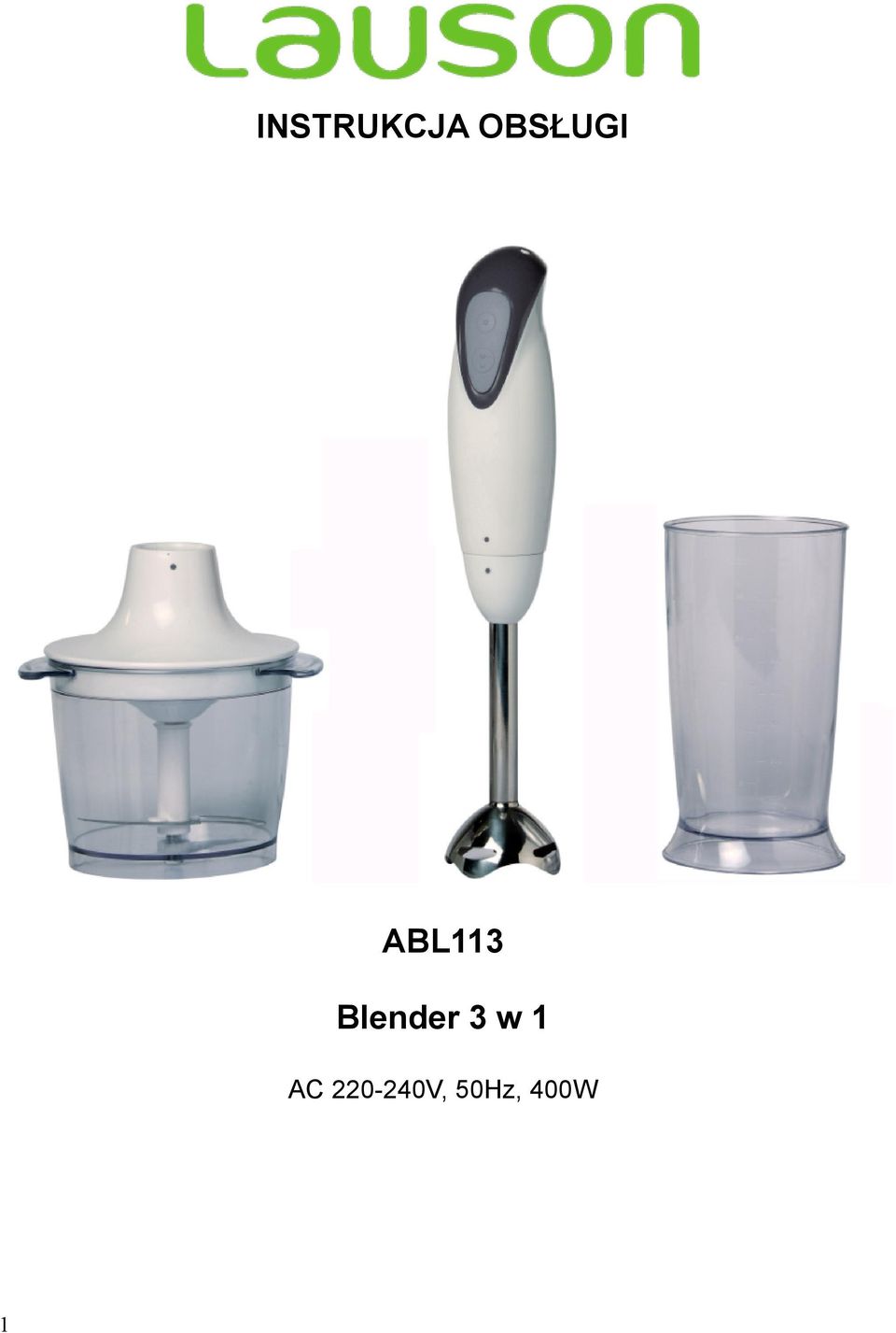 Blender 3 w 1 AC