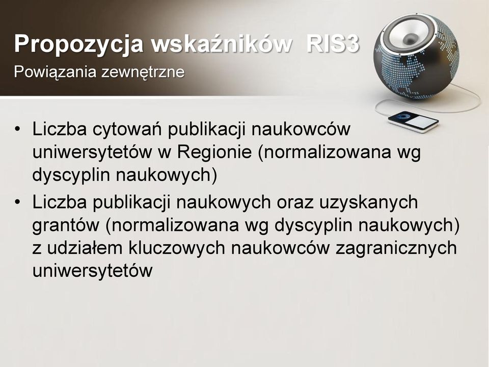 Liczba publikacji naukowych oraz uzyskanych grantów (normalizowana