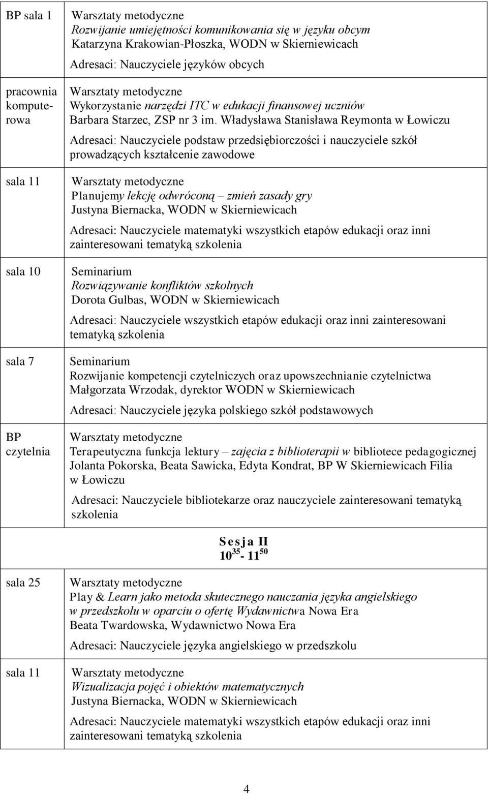 Władysława Stanisława Reymonta w Łowiczu Adresaci: Nauczyciele podstaw przedsiębiorczości i nauczyciele szkół prowadzących kształcenie zawodowe Planujemy lekcję odwróconą zmień zasady gry Justyna