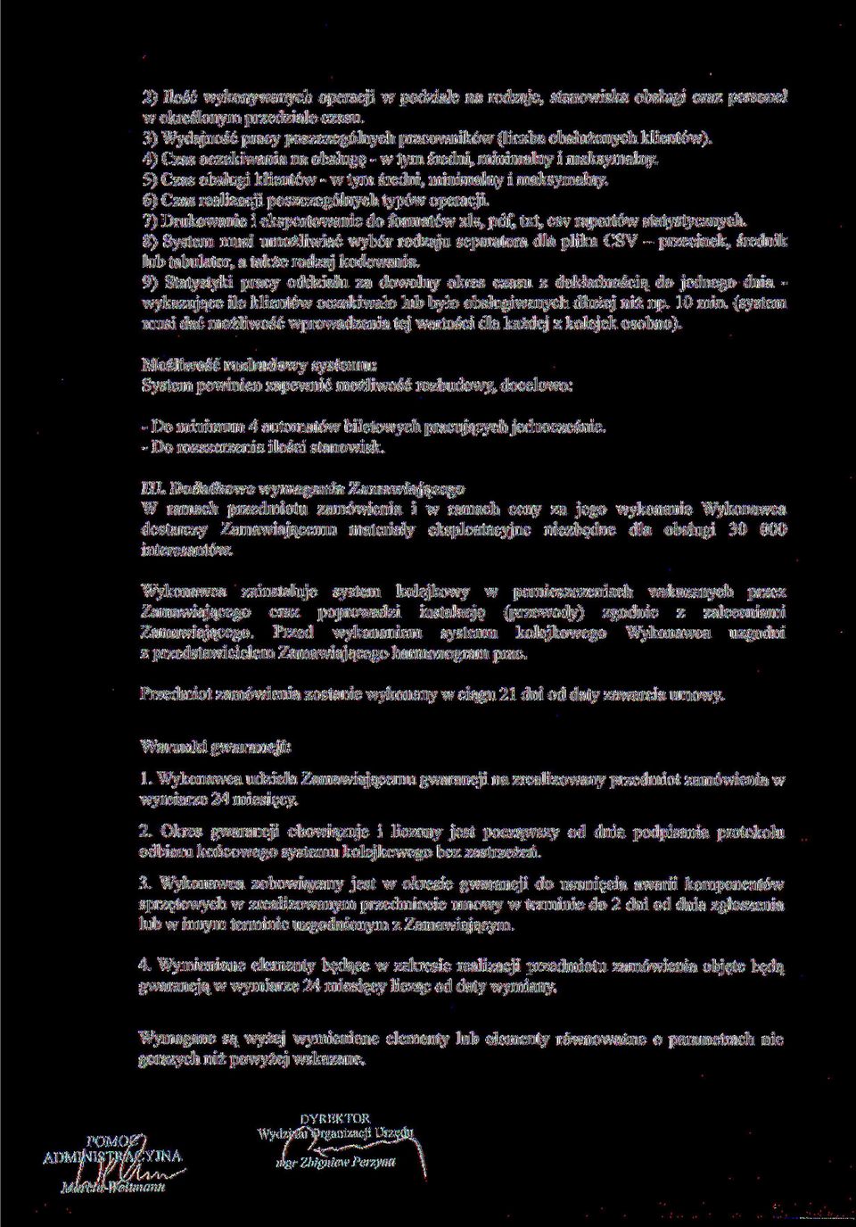 7) Drukowanie i eksportowanie do formatów xls, pdf, txt, csv raportów statystycznych.