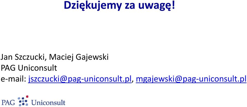 PAG Uniconsult e-mail: