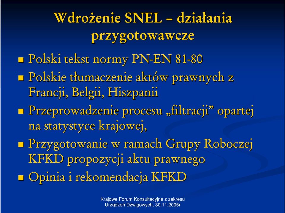 Przeprowadzenie procesu filtracji opartej na statystyce krajowej,