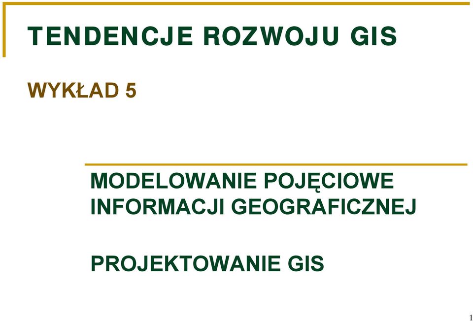 POJĘCIOWE INFORMACJI