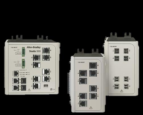 Stratix 8000/Stratix 8300 Modular Managed Switches Access Switching Stratix 8000 / Stratix 8300, Layer 2 switch using virtual LAN (VLAN) with trunking from plant cell to cell Quality of