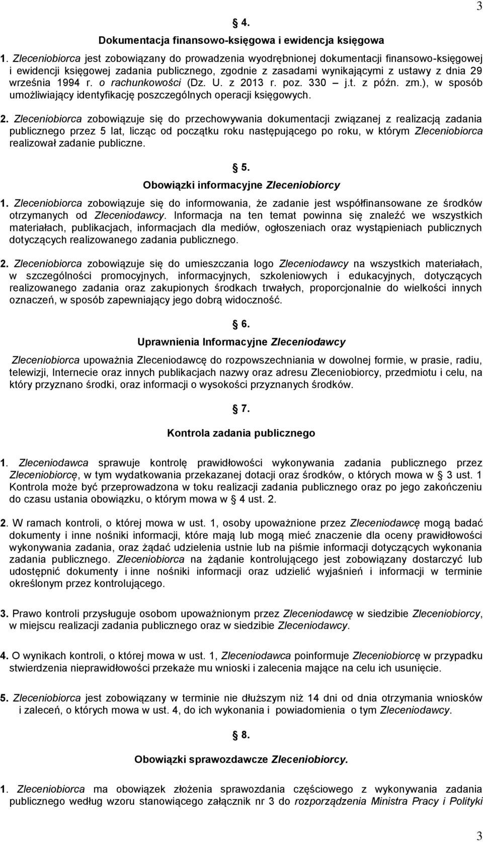 1994 r. o rachunkowości (Dz. U. z 20