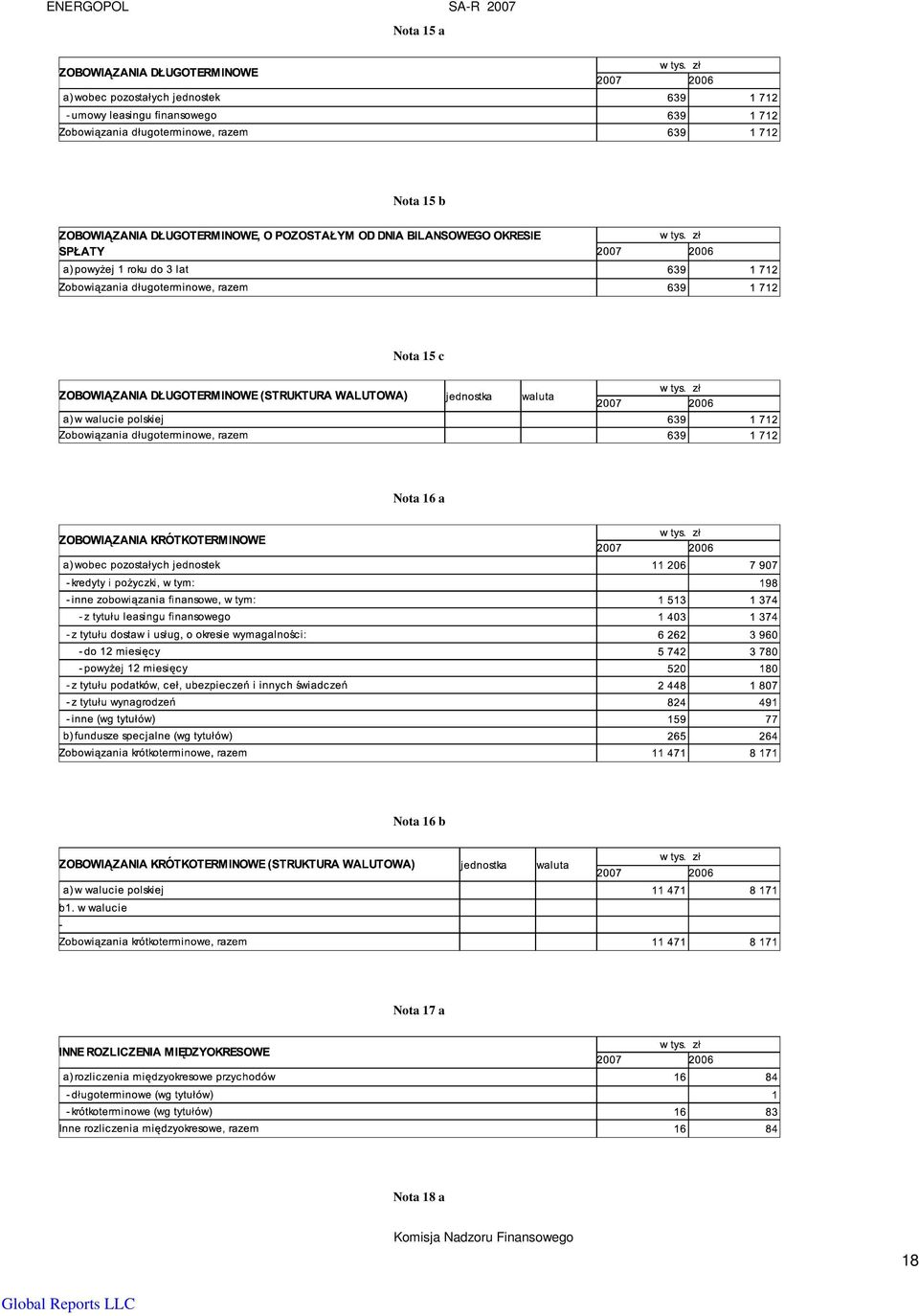 Nota 16 b Nota 17 a Nota 18 a