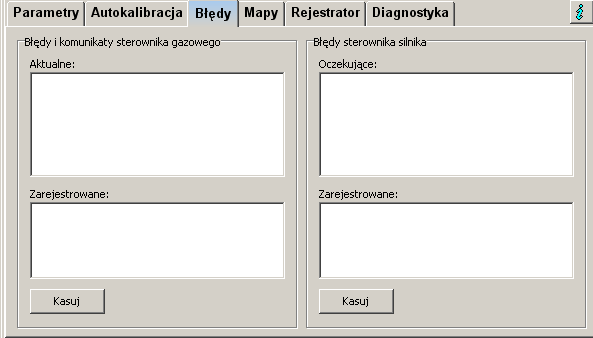 Rysunek 28 Widok zakładki błędy 2.8.1.