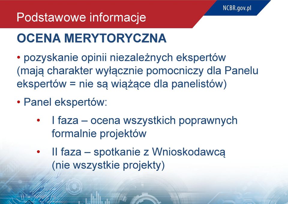 dla panelistów) Panel ekspertów: I faza ocena wszystkich poprawnych