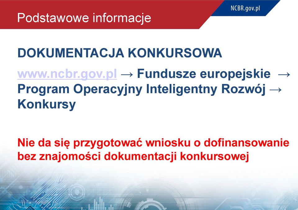 Inteligentny Rozwój Konkursy Nie da się