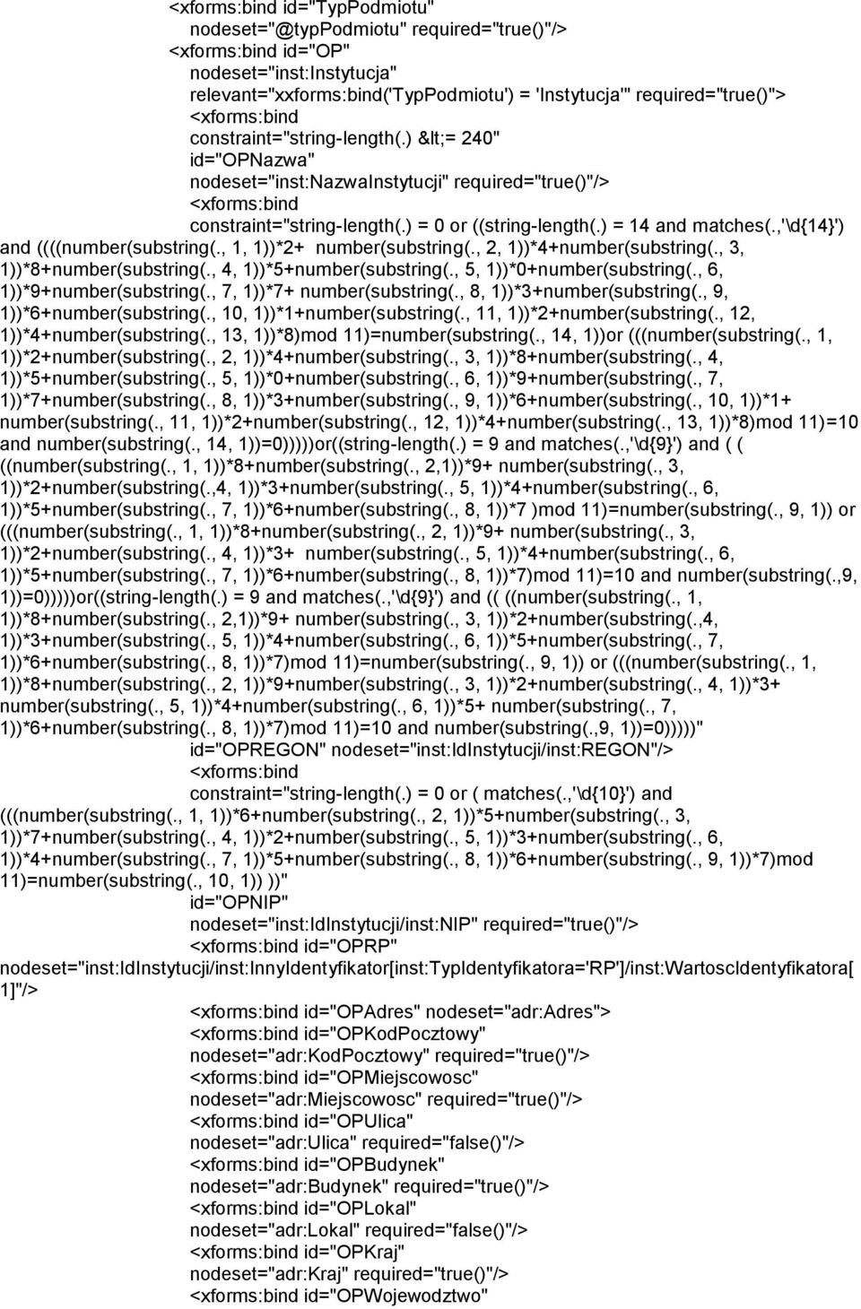 , 1, 1))*2+ number(substring(., 2, 1))*4+number(substring(., 3, 1))*8+number(substring(., 4, 1))*5+number(substring(., 5, 1))*0+number(substring(., 6, 1))*9+number(substring(.