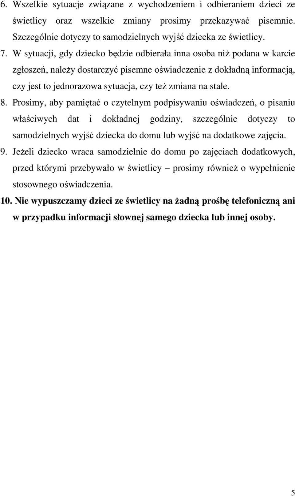 stałe. 8.