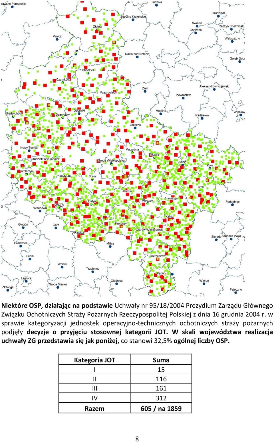 w sprawie kategoryzacji jednostek operacyjno-technicznych ochotniczych straży pożarnych podjęły decyzje o przyjęciu