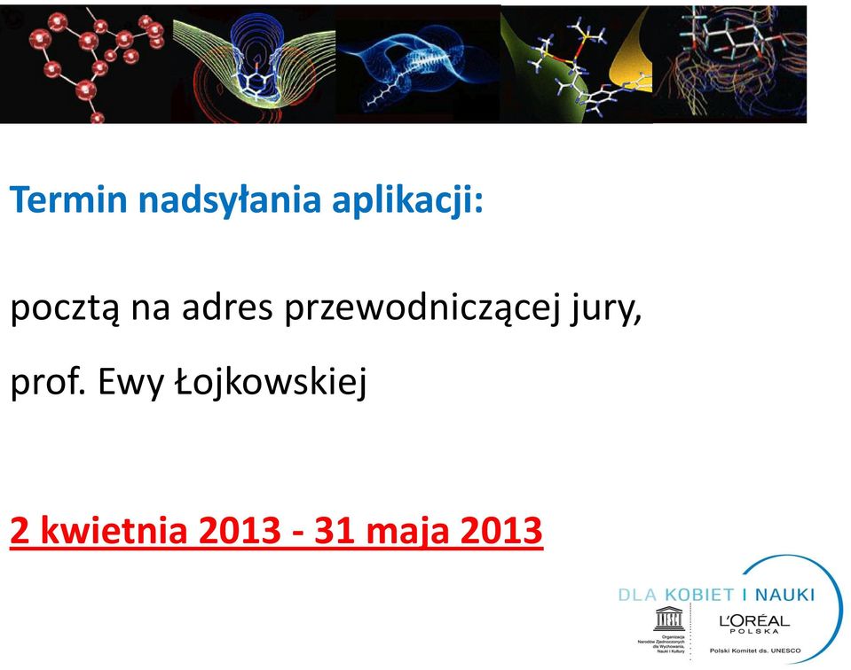 przewodniczącej jury, prof.