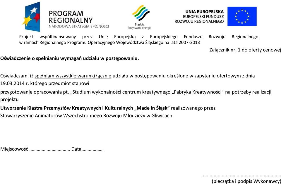 którego przedmiot stanowi przygotowanie opracowania pt.