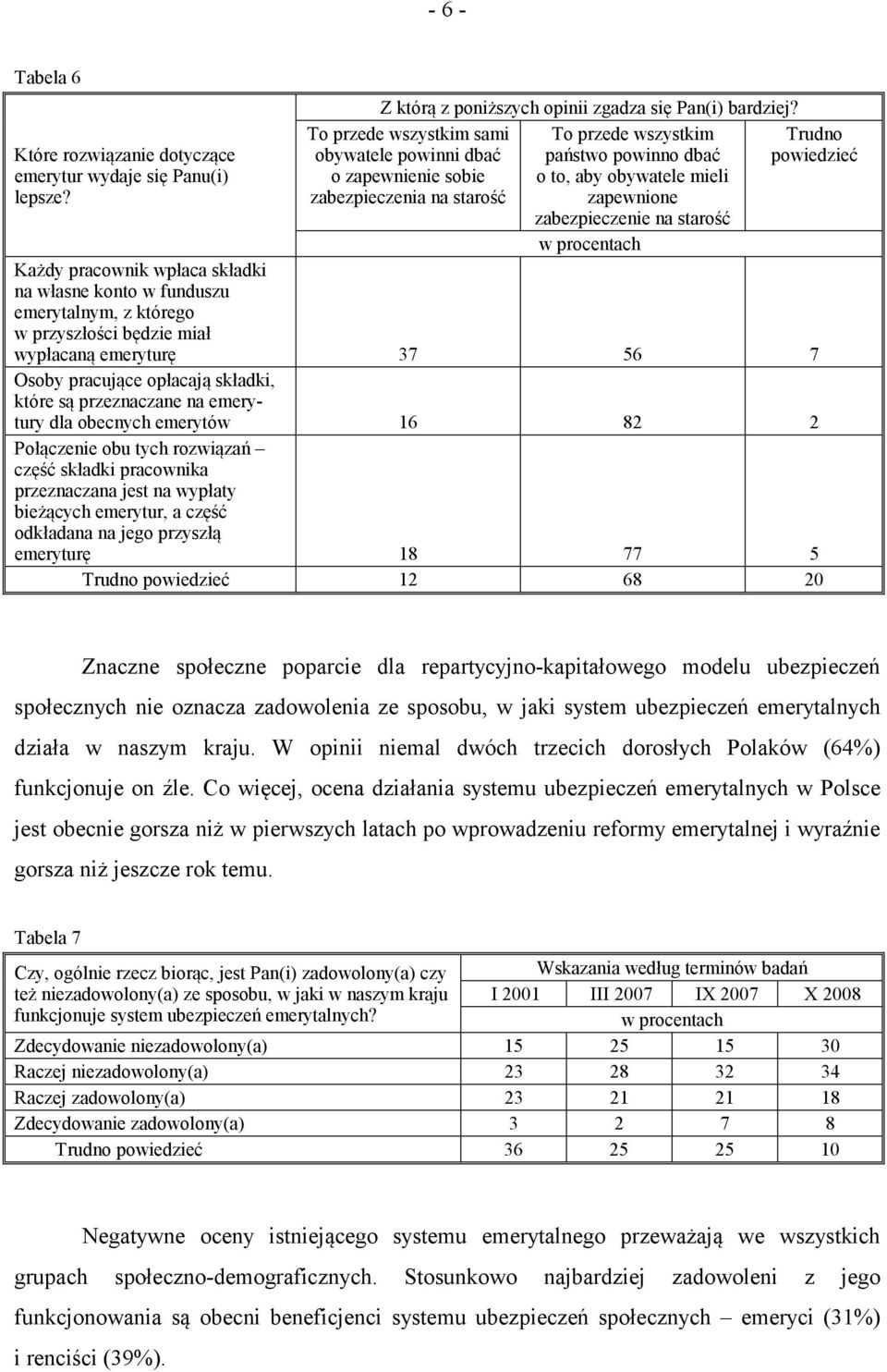 Trudno powiedzieć w procentach Każdy pracownik wpłaca składki na własne konto w funduszu emerytalnym, z którego w przyszłości będzie miał wypłacaną emeryturę 37 56 7 Osoby pracujące opłacają składki,