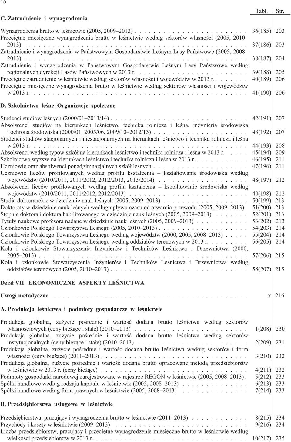 .............................................. 37(186) 203 Zatrudnienie i wynagrodzenia w Pa stwowym Gospodarstwie Le nym Lasy Pa stwowe (2005, 2008 2013).