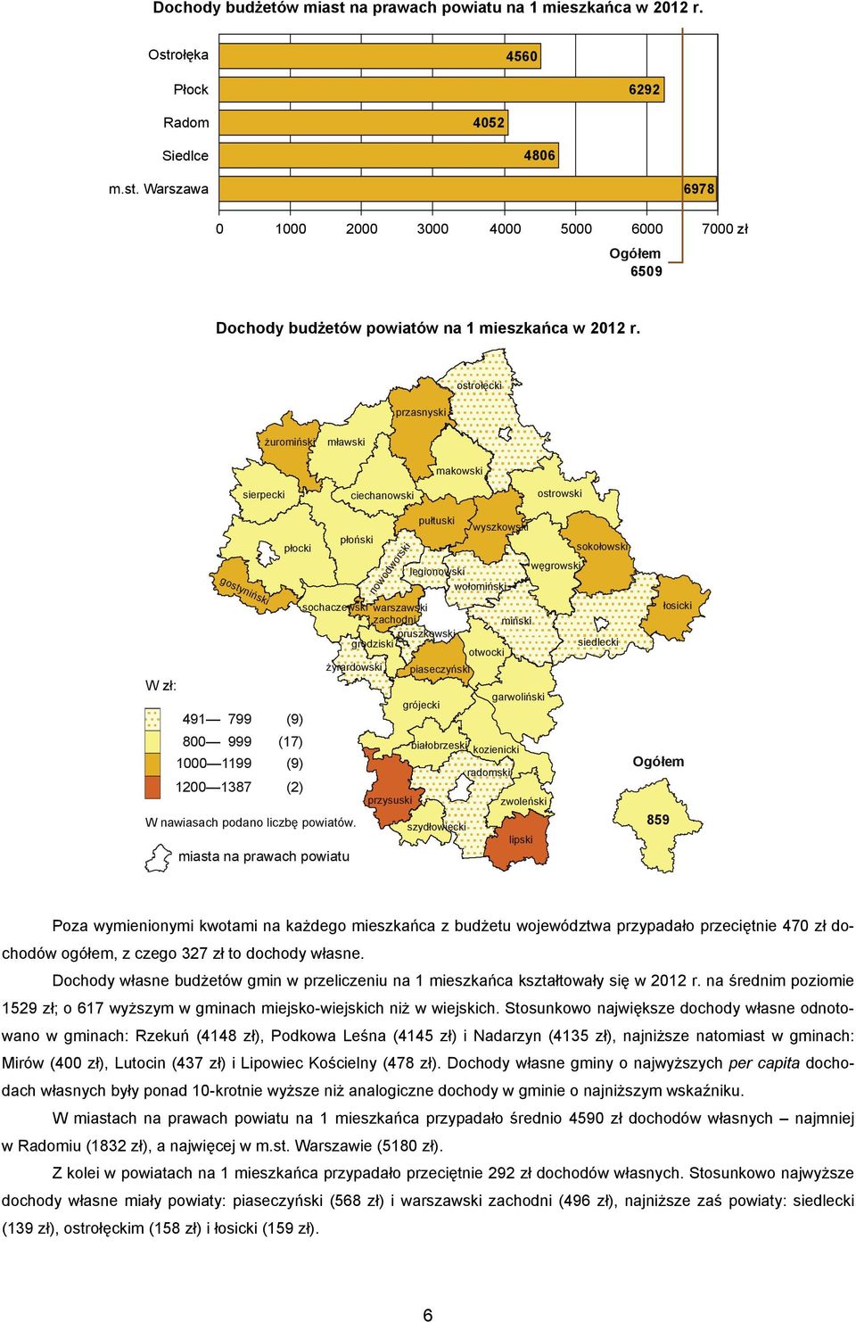 zachodni miński pruszkowski grodziski siedlecki otwocki żyrardowski piaseczyński W zł: grójecki garwoliński 491 799 (9) 800 999 (17) białobrzeski kozienicki 1000 1199 (9) radomski 1200 1387 (2)