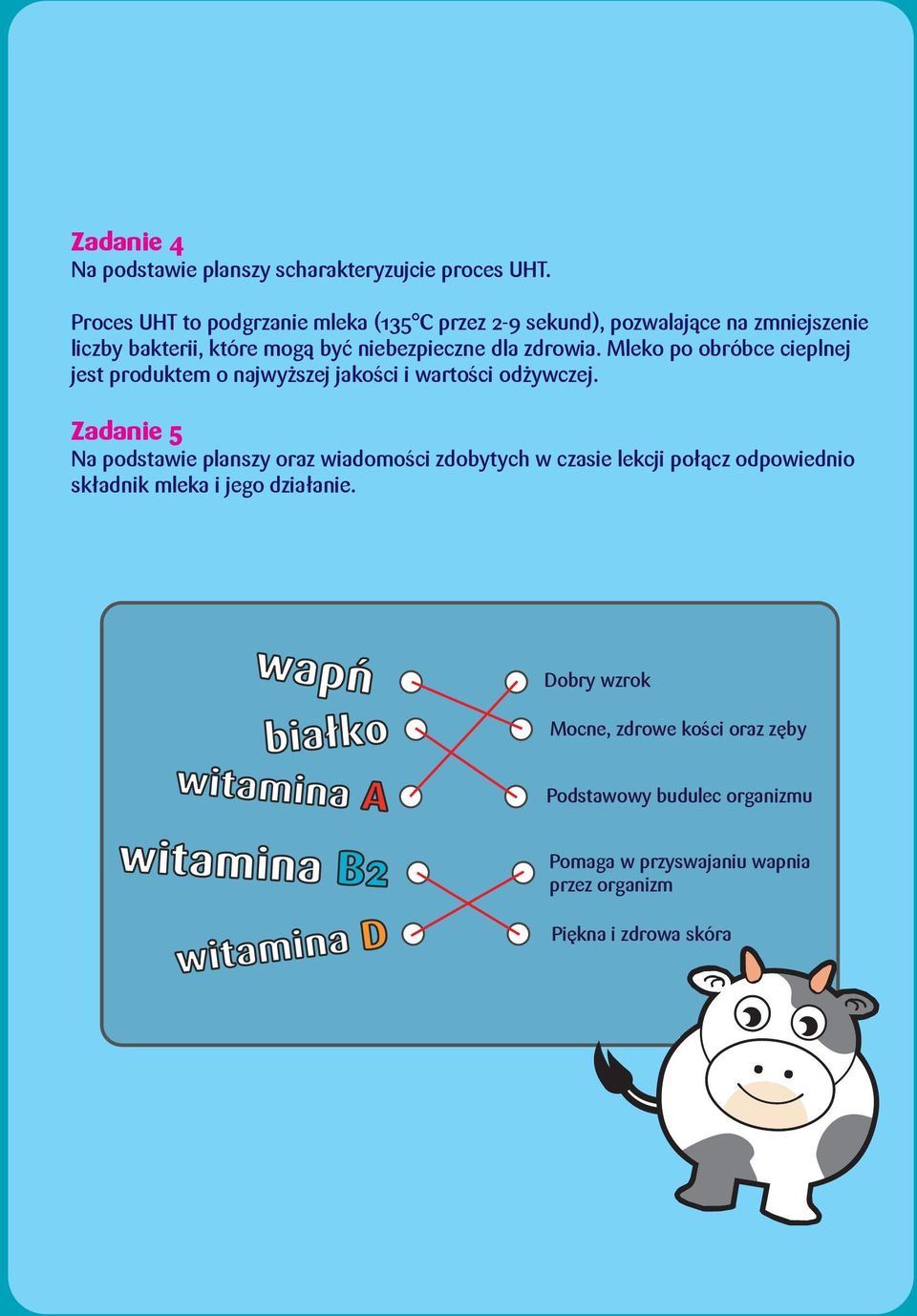 Mleko po obróbce cieplnej jest produktem o najwyższej jakości i wartości odżywczej.