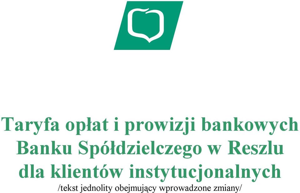 klientów instytucjonalnych /tekst