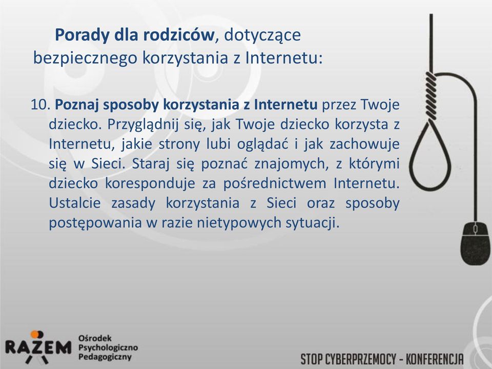 zachowuje się w Sieci.
