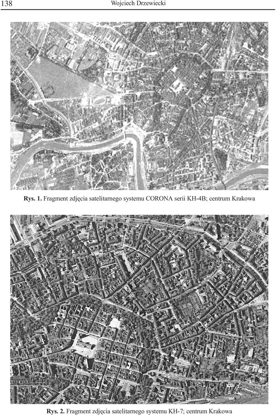 CORONA serii KH-4B; centru Krakowa Rys. 2.
