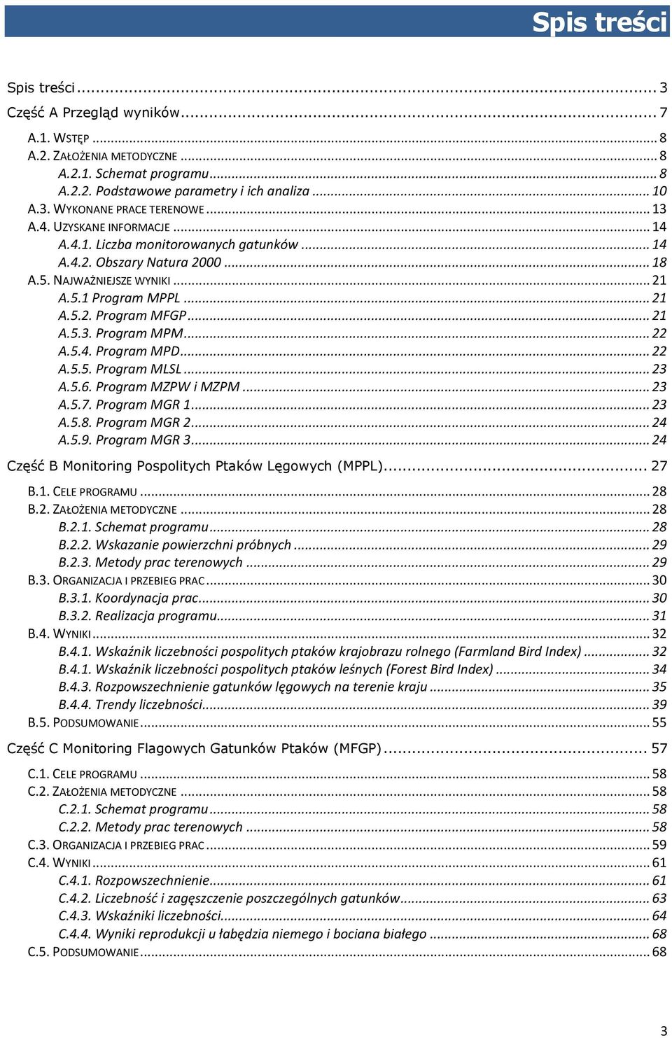 .. 22 A.5.4. Program MPD... 22 A.5.5. Program MLSL... 23 A.5.6. Program MZPW i MZPM... 23 A.5.7. Program MGR... 23 A.5.8. Program MGR 2... 24 A.5.9. Program MGR 3.