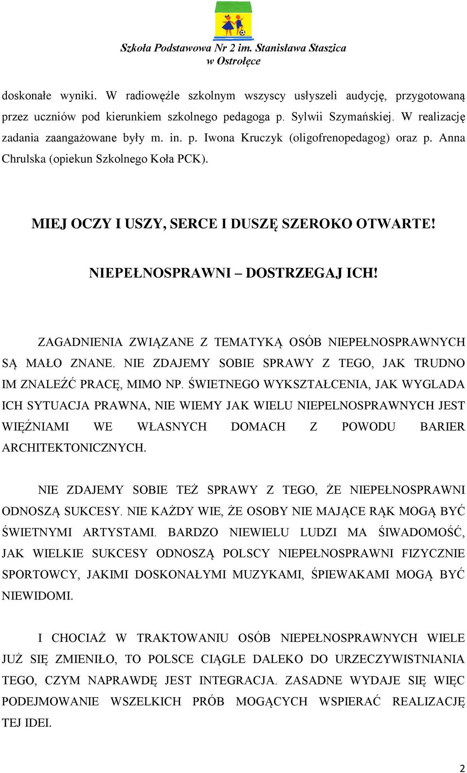 NIE ZDAJEMY SOBIE SPRAWY Z TEGO, JAK TRUDNO IM ZNALEŹĆ PRACĘ, MIMO NP.