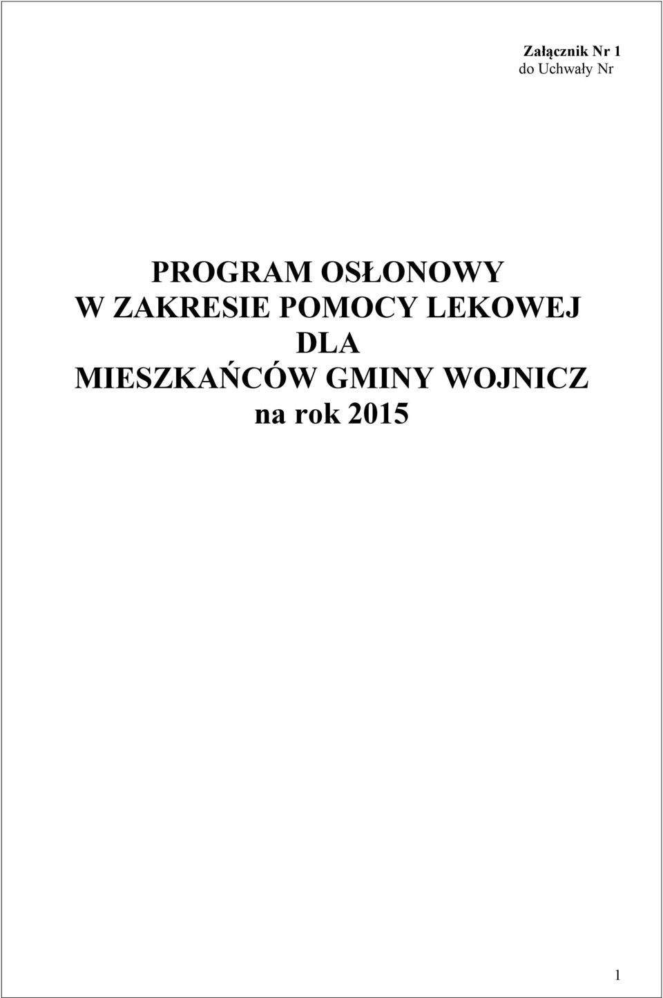 POMOCY LEKOWEJ DLA