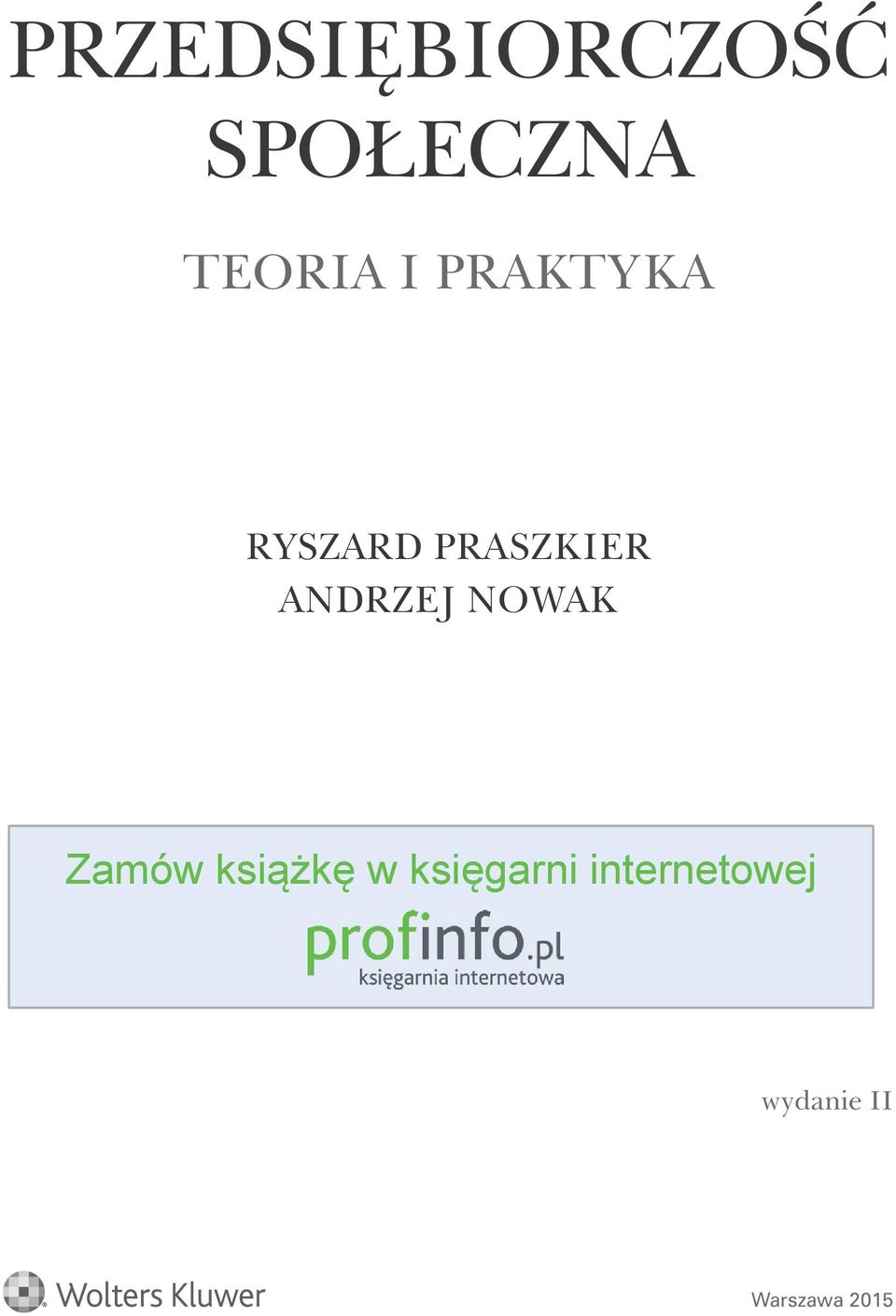 ANDRZEJ NOWAK Zamów książkę w