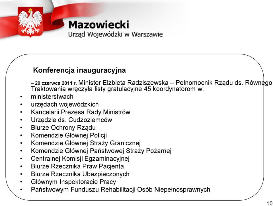 Urzędzie ds.